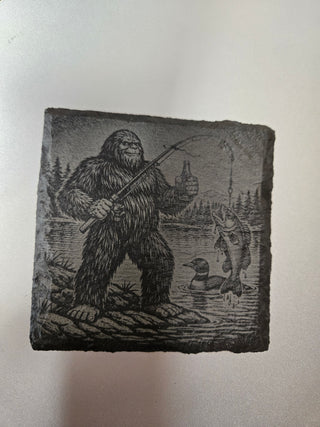 Bigfoot fishing with Loon