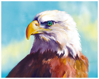 Eagle Watercolor Print