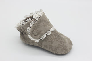 Etta Taupe Floral Denim SE1020 Small