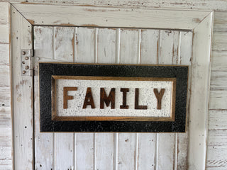 Family wall hanging