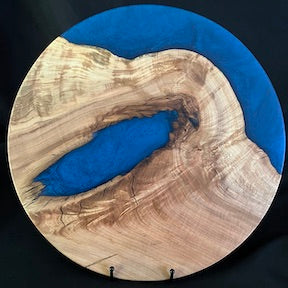 Lazy Susan Maple/Blue