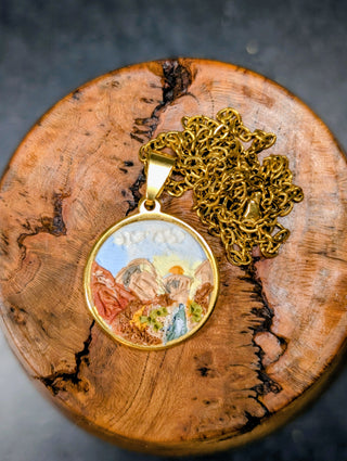 Zion National Park Clay Necklace