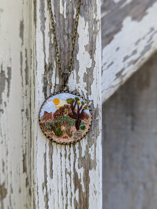 Joshua Tree National Park Clay Necklace