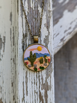 Saguaro National Park Clay Necklace