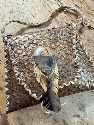 Perch Leather handbag