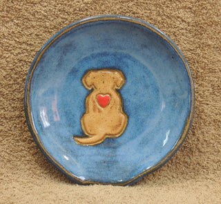 Spoonrest dog/heart 686