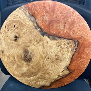Lazy Susan Oak/Copper