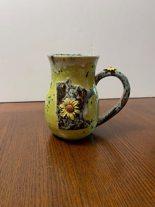 Green Speckled MN Mug