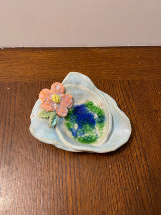 Floral Trinket Dish