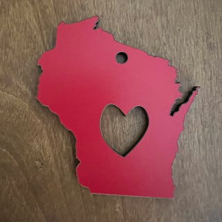 WI HEART ORNAMENT