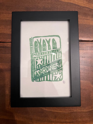 4x6 framed sardines