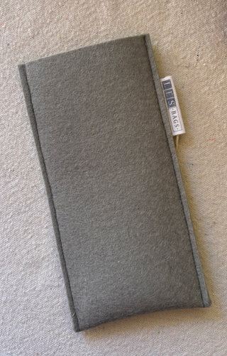 Eyeglasses Case--Solid Gray