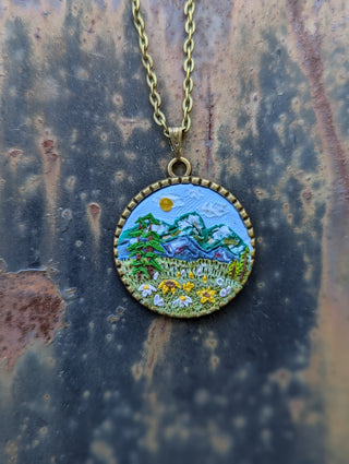 Olympic National Park Clay Necklace