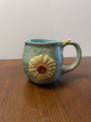 Green Sunflower Mug