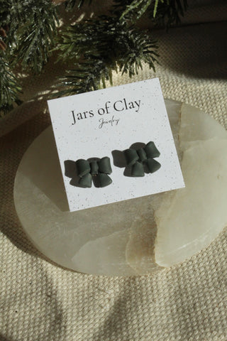 Green Bow Studs
