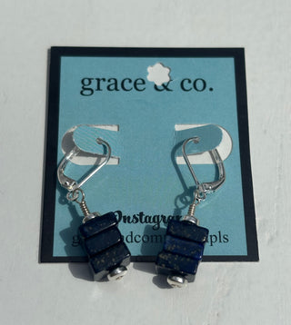 Earring lapis