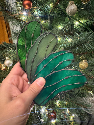 Stained Glass Ornament - Large Pickle