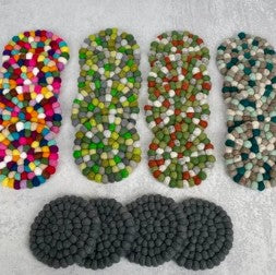 Wool Felted Coasters