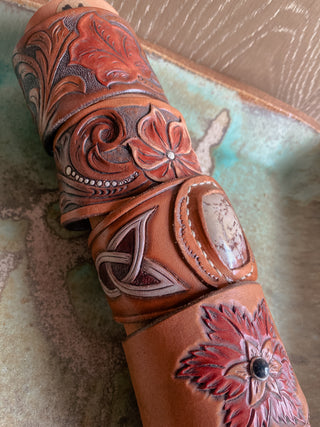 Leather Cuff - Fancy