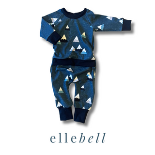 Snuggle Romper - Mountains 9M