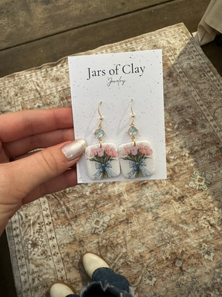 Tulips with CZ Charm