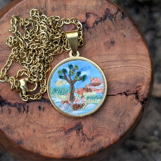 Joshua Tree National Park Clay Necklace