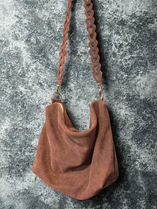 Leather Lined Hobo Purse