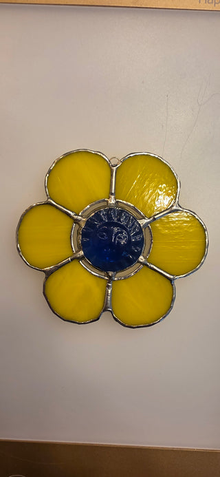 Daisy Face suncatcher