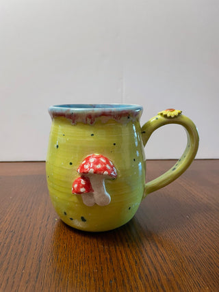 Lime Mushroom Mug