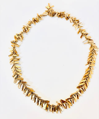Golden Fringe Necklace