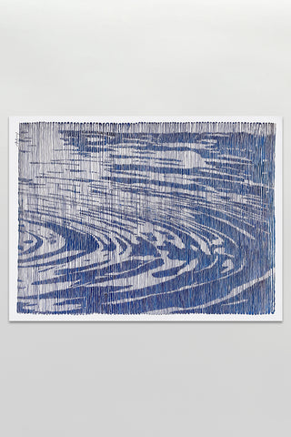Ripple With A Single Line 18x24 Print