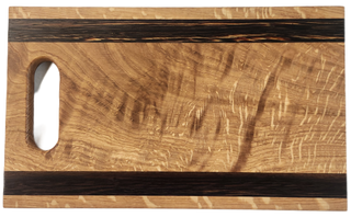 Slide - Figured white oak w/ wenge stripe