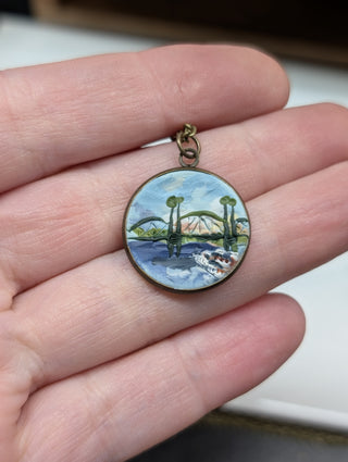 Stillwater Hand Sculpted Clay Necklace