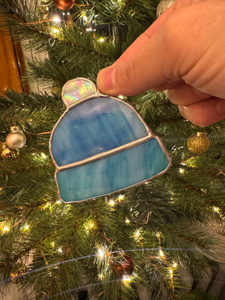 Stained Glass Ornament - Stocking Cap