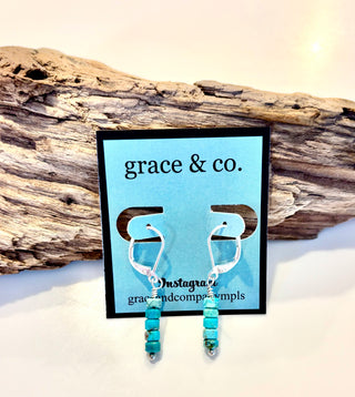 Hubei Heshi Turquoise Earrings