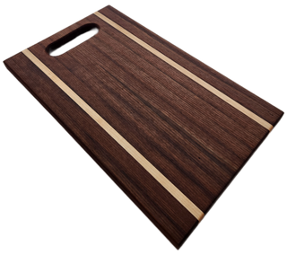 Slide - walnut w narrow maple stripe