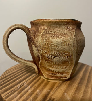 Rustic Fish Stamp Mug
