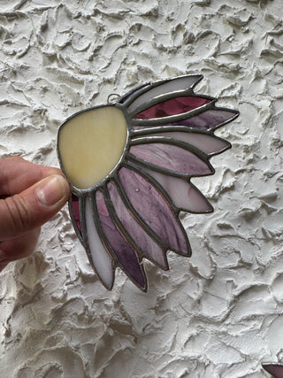 Stained Glass Cone Flower - Purple