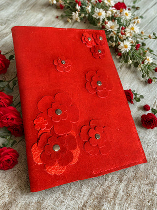 Suede Flower Journal