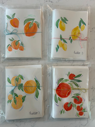 Hello Fruit Cards
