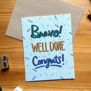 Bravo Greeting Card