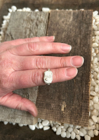 Rustic Sterling Silver Ring
