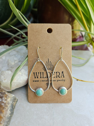 Teardrop Turquoise Earrings