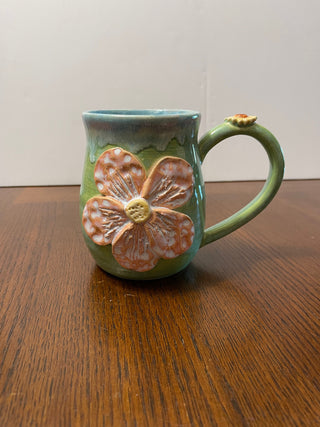 Peach Flower Mug