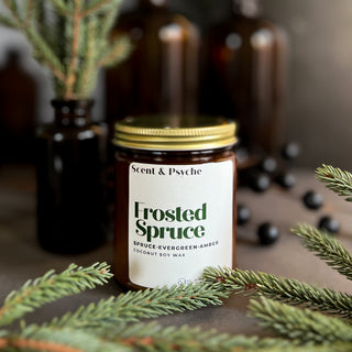Frosted Spruce Scented Candle - 7 oz