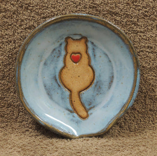 Spoonrest cat/heart 788