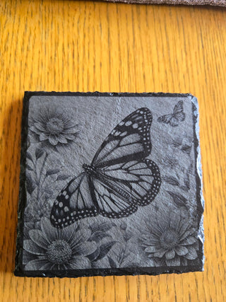 Monarch Slate Coaster