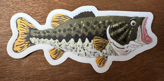 Large Mouth Bass Sticker