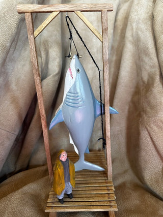 Catch Of The Day Folk Art Figurine