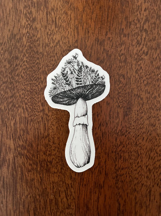 Spring Mushroom Sticker